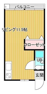 川口ハイツ【3階】の間取り