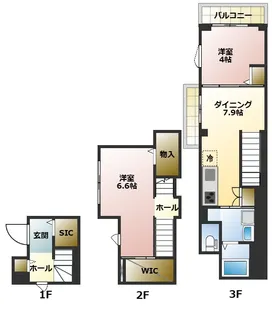 Paws & Oliveの間取り