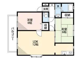 グリーンハイツ万博公園II【2階】の間取り