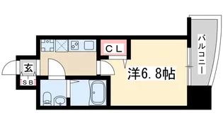 セレニテ江坂グランデ【15階】の間取り