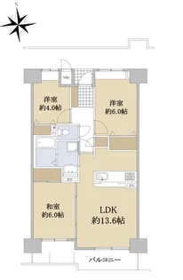 レジデンス芦屋くすのき【8階】の間取り