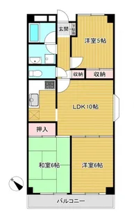 マーブルタウンいずみ【4階】の間取り