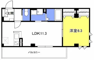 ハウス・デ・フリーデンス【4階】の間取り