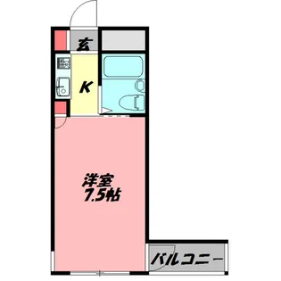 ビアリッツ守口【4階】の間取り