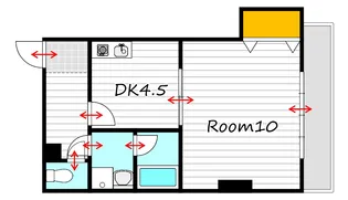 メゾンエース【3階】の間取り