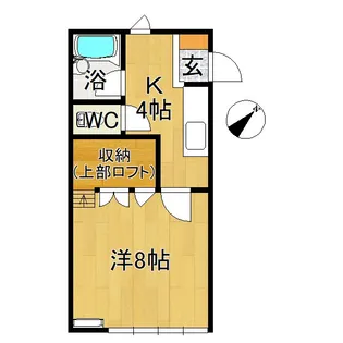 ミントハウス【1階】の間取り