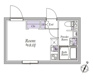アトリオフラッツ西池袋【3階】の間取り