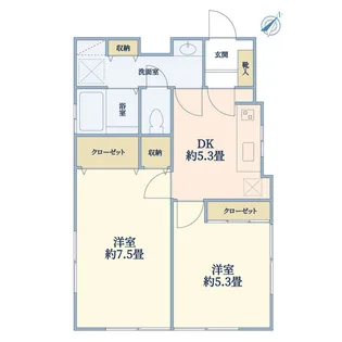 クイグランデ高田馬場【1階】の間取り