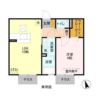 フォルトゥナート【1階】の間取り