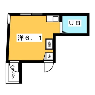 シャンテ滝野川【2階】の間取り