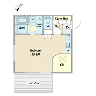 鶴ケ舞ビレッジ【1階】の間取り
