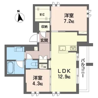 WADEN【2階】の間取り