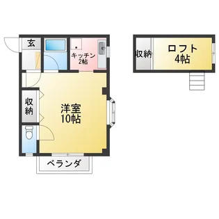 ヴィラグレイス【3階】の間取り