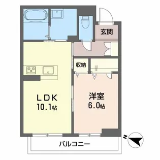 グランカーサ長町【3階】の間取り