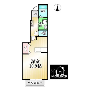 メゾンSakaki【1階】の間取り