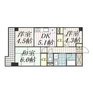 ライオンズマンション稲毛第2【3階】の間取り