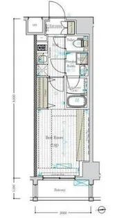 MAXIV西日暮里アレグリアコート【5階】の間取り