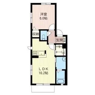 エーデルワイス【1階】の間取り