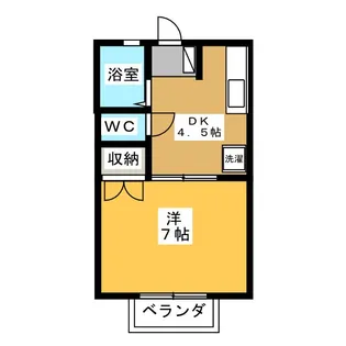 メゾン安藤 南【1階】の間取り