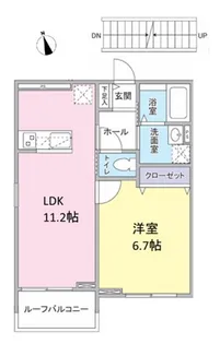 ルガール・デ・エスペランザ【2階】の間取り