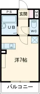 フロレスタ三輪【4階】の間取り