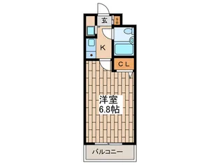 ハーモニー上北沢【1階】の間取り