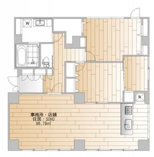 パームツリー自由が丘【2階】の間取り