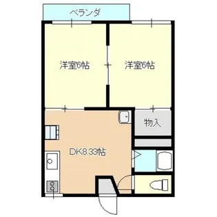 ナビ仙北【2階】の間取り