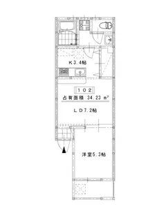 プリマヴェーラもみじが丘【1階】の間取り