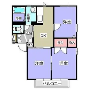 サングリーン司 C棟【1階】の間取り