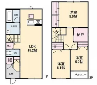 リシェスの間取り