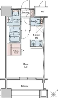 エンクレストベイサイド通り【5階】の間取り