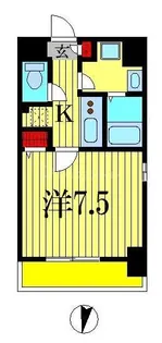 リブリ・両国【5階】の間取り