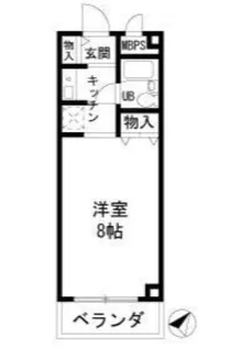 ジュネスK【3階】の間取り