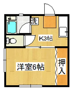 サニーハイツ【1階】の間取り