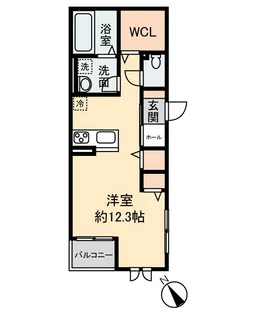 ハイム ル・ブラン北鎌倉【2階】の間取り