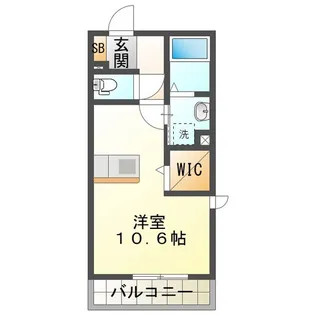 オールージュ【1階】の間取り