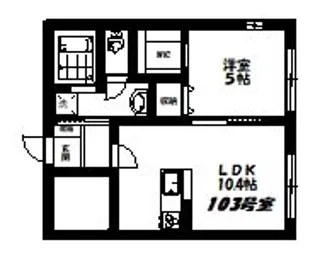 ヘーベルメゾン南常盤台【1階】の間取り