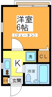 エスポワールB【1階】の間取り