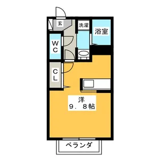 リバーサイド横須賀【2階】の間取り