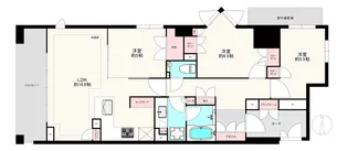 Brillia大山町【3階】の間取り