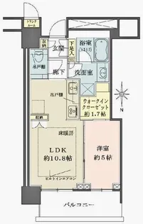 ザ・パークハウス晴海タワーズクロノレジデンス【17階】の間取り