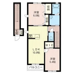 わん・ピースII【2階】の間取り