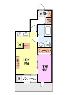 Common東出来島 A棟【1階】の間取り