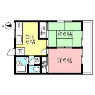 メゾンリコウ【2階】の間取り