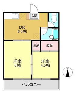 グリーンハイツ【1階】の間取り