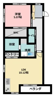 ル・リオン三方原【3階】の間取り