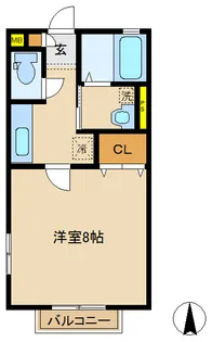 リッシT【1階】の間取り