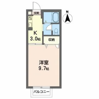 ガーデンヒルズ【2階】の間取り