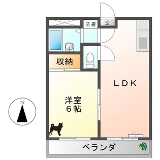 ポオルノバ【2階】の間取り